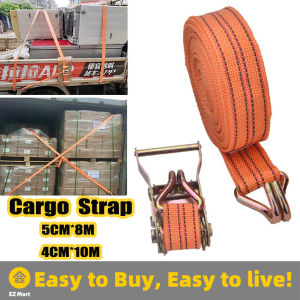 Stainless Adjustable Ratchet Cargo Tie Down Straps Luggage Belt Rope Tali Tow Strap Tow Rope Bundling Belt for Car Kayak Board Motorcycle for Luggage Bag Bind Belts