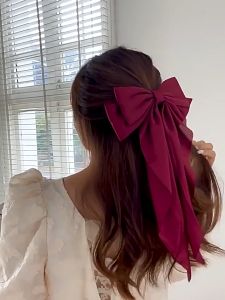 JEPIT RAMBUT PITA BESAR KOREA JEPITAN RAMBUT PITA PANJANG IMPORT AKSESORIS RAMBUT WANITA