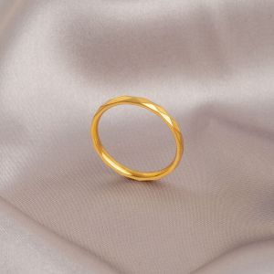 แหวนเงินไททาเนียมทรงกลมหรูหราสำหรับผู้หญิง แหวนนิ้วชี้ทรงกลมหรูหรา แหวนเงินไททาเนียมแบบเรียบง่ายและเย็นๆ แหวนนิ้วชี้แบบใหม่