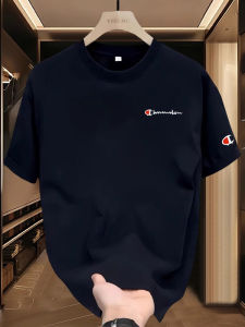 เสื้อยืดแขนสั้นผู้ชาย ฤดูร้อน รุ่น ลำลอง หลวม 100 ผ้าฝ้าย หลากหลาย สไตล์สปอร์ต แขนสั้น เสื้อท่อนบน สำหรับคู่รัก ระบายอากาศได้ดี ซับเหงื่อ ทนต่อการสึกหรอ