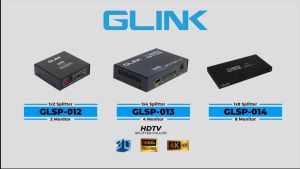 GLSP012 Glink Splitter อุปกรณ์แปลงสัญญาณจอ 1 ออก 2 HDTV 1.4 1080P