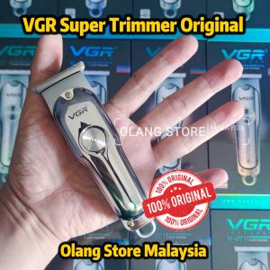 [Produk Original & Ready] VGR Mesin Cukur Gunting Rambut Misai Badan Hair Trimmer Besi 理发器 [Metal Body] [Type C Charging] [Turbo & Normal Mode]