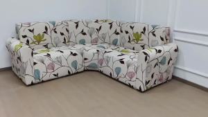 3 Pcs Corner Sofa Cover Set Stretchable Corner Sofa Slipcover Non-slip & Durable Furniture Protector