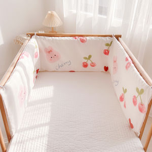 Pure Cotton Baby Bedding Set Newborn Anti-Collision Washable Four Seasons Universal Baby Bedding Cover Kit Angel Garden Brand