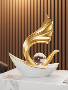 Luxury Wind Sailing Boat Decorative Lightweight High-end Living Room TV Cabinet Office Desk Water Rising Blessing