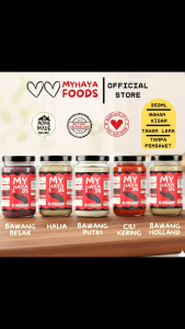 Blended Paste by MyHayaFoods for stir-frying - Red Onion Holland Onion Garlic Dried Chili Ginger