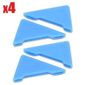 4 Miếng Dán Chống Va Chạm Cửa Xe Ô Tô Silicon Chống Va Đập Dải Bảo Vệ Trang Trí Acrylic Miếng Dán Chống Trầy Xước Cho Xe