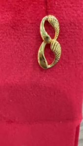 Poh Heng Jewellery 22K Loop Dangling Earrings in Yellow Gold[Price By Weight]