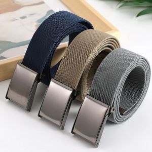 Panda SJK Belt for Men Women Canvas Waistband Elastic Korean Style Kids Fashion Jeans Pants Accessories Clothes 2024 INS Casual Versatile Plus Size tali pinggang lelaki