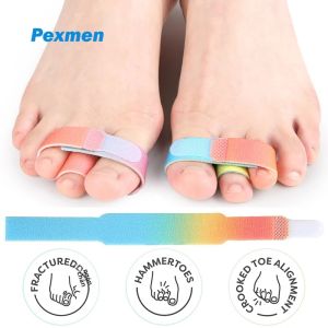 Miếng Lót Chỉnh Hình Ngón Chân Pexmen Dụng Cụ Chỉnh Sửa Và Nẹp Ngón Chân Búa Có Thể Điều Chỉnh Dành Cho Ngón Chân Bị Gãy - Dụng Cụ Chăm Sóc Bàn Chân Chỉnh Hình Cho Nam Và Nữ