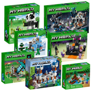 Minecraft Compatible with Lego 21240 Swamp Adventure Minecraft Series Organ Assembly Building Block Toy 2023 New Model