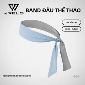 WRELS Màu Sắc Co Giãn Thấm Mồ Hôi Nhanh Khô Hút Ẩm Chống Trơn Trượt Dây Đeo Đầu Dành Cho Nữ Thể Thao Ngoài Trời Tóc