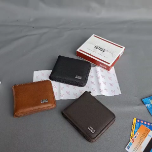 Dompet full resleting kulit sapi asli original pria wanita