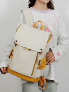 Fashionable Outdoor Casual Large Capacity Backpack Mens Commuter Computer Bag Student Travel Bag Soft Handle Zipper Closure