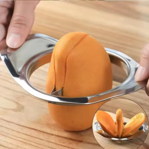 Mango Peeler Knife Fruit Corer Mango Slicer Mango Peeler Steel Fruit Cutting Mango Cutter Corer Fruit Household Kitchen Tool