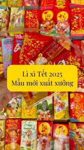 (Hỏa tốc HCM) Combo sỉ từ 50 - 1000 lì xì truyền thống giá xưởng cho Tết có mẫu chọn