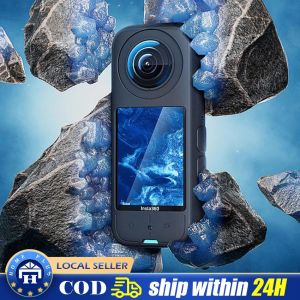 【Local Delivery】 Body Silicone Cover for Insta360 X3 Panoramic Action Camera Dustproof Silicone Protective Case Lens Protector for Insta360 X3 Accessories LZC-Insta360-X3-Case