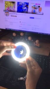 [ Hàng Tốt ] Đèn SeofiChụp Mi Chụp Nail. Đèn Chụp Seofi Cho Điện Thoại Sống Ảo 3 Nấc Sáng Tặng Kèm Dây Sạc