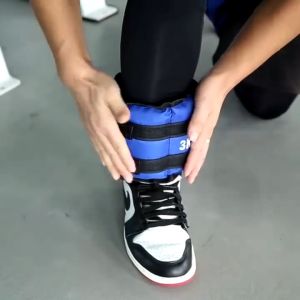 Adjustable Pair Set Leg Ankle Wrist Sand Bag 1-6 Kg Weights Strap Strength Training Weights Strap