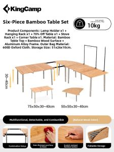 Kingcamp | Portable Foldable Outdoor Table and Chair Set