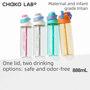 CHAKOLAB | Large Capacity Sports Straw Cup