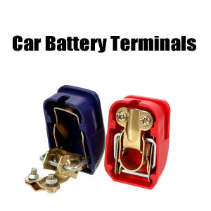 2Pcs Car Battery Terminals Quick Release Connector Positive & Negative Electrode