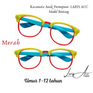 Kacamata Gambar Bintang Fashion Anak Perempuan