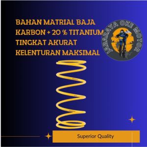 PER CVT RACING 1500 RPM +20 % TITANIUM BAJA KARBON MIO SPORTY MIO SMILE MIO SOUL 110 NUOVO  BEST QUALITY