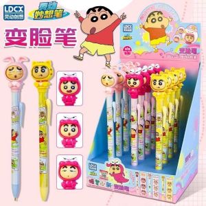 LDCX | LDCX Anime Crayon Shin-Chan Suddenly Turn Hostile Pen 0.5mm Gel Pen Sign Press Pen Student Supplies Stationery Wholesale