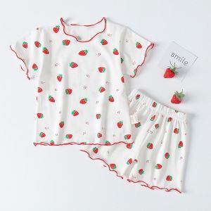 Summer Light Breathable Childrens Sleepwear Set