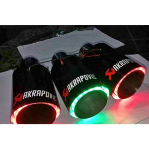 Knalpot LED variasi Knalpot mobil jazz Brio Ayla Agya Corolla Avanza Xenia Vitara Escudo dll