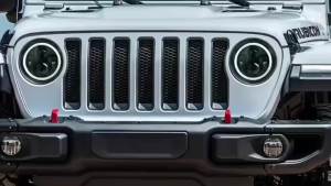 7 inch Round LED Headlight Halo Ring with Hi/Lo Beam Angel Eyes DRL Amber Turn Signal for Offroad Jeep Wrangler JK TJ CJ Moto