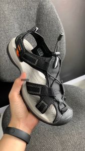 Sandal Có Size 45 | Sandal Vento Chính Hãng NV7606 Xám Bít Mũi Cho Nam