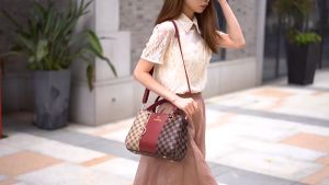 Tas Selempang Wanita Free Aksesoris Handbag Import Premium Fashion Korean Style Kekinian WS - LB 05