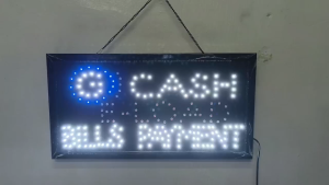GCASH ELOAD BILLS PAYMENT LED DISPLAY BOARD SIGNAGE LED LIGHT ENERGY SAVING LIGHT BILLBOARD