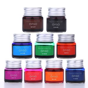 20ml สีสันสดใส Liquid Ink Bright การ์ตูนหมึกเติมไม่มี Fountain ปากกาหมึกปากกาคาร์บอนสํานักงานเครื่องเขียนโรงเรียน 03826