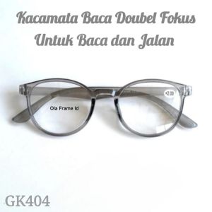 Kacamata Baca Plus Double Fokus/Kacamata Baca dan Jalan Tipe GK404 Untuk Cewek Cowok