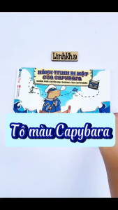 Sách tô màu - Hành Trình Bí Mật Của Capybara - Khám Phá Xuyên Đại Dương Của Capybara - Việt Thư