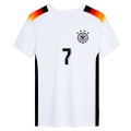 2024 European Cup German Team Uniform Harvard Cross Football Clothes Quick-Drying T-shirt T-shirt Men and Women Half Sleeve. 