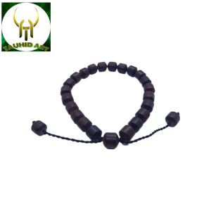 gelang kayu galih asem motif Marjan benang tarik Fs036
