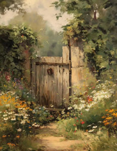 Paper Jigsaw Puzzle 1000Pieces Retro Wildflower Farmhouse Jungle Natural Landscape Art Wall Decor Gift