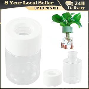Small Hydroponic Flower Pots Home Vase Decor Transparent Imitation Glass Soilless Plants Pot Green Plant Pot for Garden Decor Flower Pot Self-watering System Easy Filling Succulent Vegetable Flower Nursery Pot Water Planting Plant Pot Container Home Deco