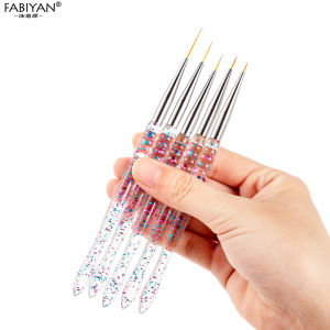 Nail Art Drawing Brushes French Stripe Nail Liner Brush Painting Pen Ultra-thin Manicure Tools