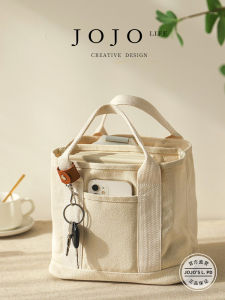 Large Capacity Bento Bag Multi-Functional Storage Bag Japanese Style Canvas Bag for Outdoor Use by JOJOS LIFE PD