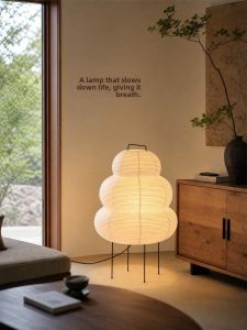 Cozy Japanese Zen Style Nordic Minimalist Floor Lamp