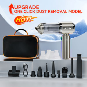 SZUK Powerful Car Vacuum Cleaner 18000PA Strong Suction HandHeld Mini Cleaning Machine Poweful Portable Wireless Vacuum Cleaner