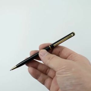 Metal Twist Ballpoint Pen with 10Pcs Black Ink Refills Business Signature Metal Pen Set Office Daily Writing Stationery