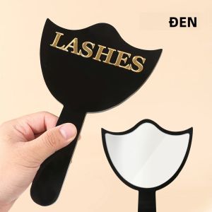 Gương Nối Mi Chuyên Nghiệp Có Tay Cầm Kính Độ Nét Cao Công Cụ Trang Điểm Và Nối Mi Chính Xác