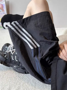 Loose Fit Basketball Shorts Mens Summer Casual Thin Five-Quarter Pants Quick Dry Comfortable Sporty Cotton Straight Leg Trousers