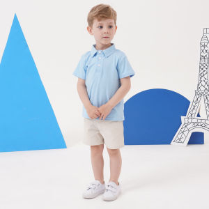 lontakids Baby Boy Summer Clothes Short Sleeve Lapel Polo Shirts Shorts Set Pique Beach Outfits Casual wear
